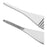 Centurion - Dressing Forceps Adson 4-3/4 Inch Length Floor Grade Stainless Steel Sterile NonLocking Thumb Handle Straight Serrated Tips - 66195