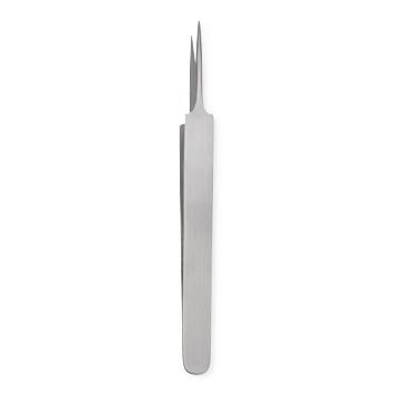 Lil' Tips - Dressing Forceps Jeweler 4-3/8 Inch Length Stainless Steel Sterile NonLocking Thumb Handle Straight Super Fine Smooth Jaws - Medline - 66560