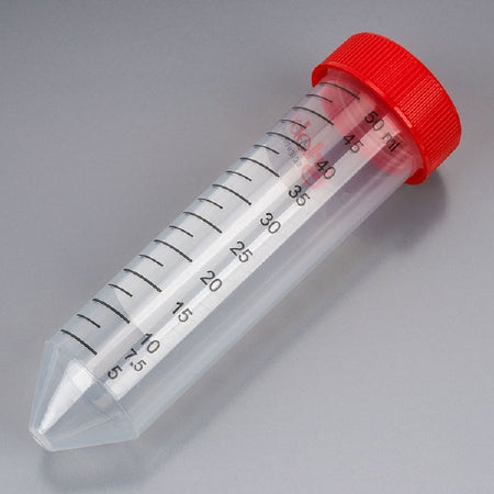 Diamond Max - Centrifuge Tube Conical Bottom Plain 50 mL Red Screw Cap Polypropylene Tube - 6297