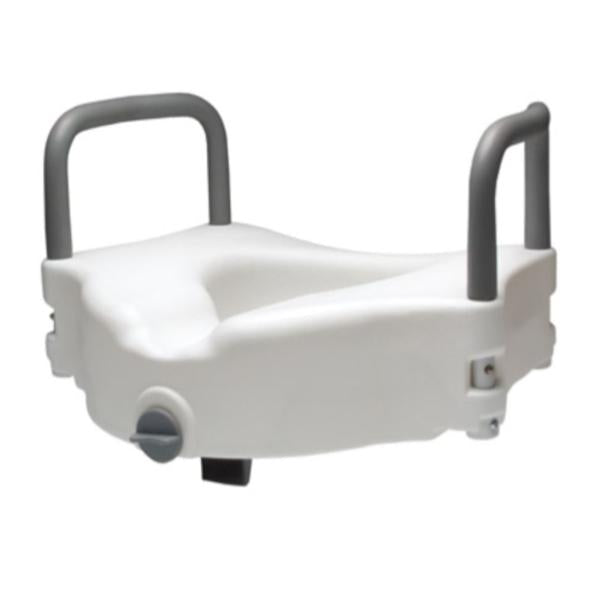 Graham-Field/Everest &Jennings Toilet Seat Elevating Lumex 300Lb Capacity White 16.25X20.75X4.5" Lk Adds 4 2/Ca - 6487RA