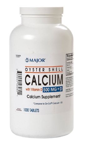 Major Pharmaceuticals Major Joint Health Supplement Calcium / Vitamin D 500 mg - 200 IU Strength Tablet 150 per Bottle - 904546092