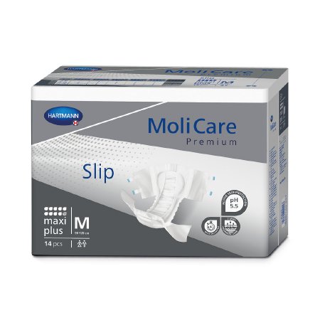 Hartmann MoliCare Premium Slip Maxi Plus Adult Incontinent Brief Tab Closure Medium Disposable Heavy Absorbency - 169657