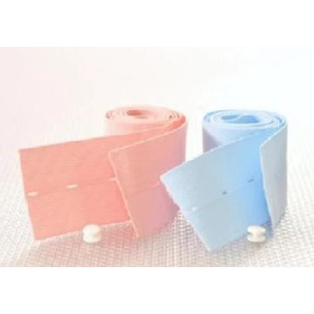 Kerma Medical Products - Abdominal Belt With Button Pink/Blue For use with Fetal Monitor - 01558