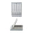 Slimsette - Tissue Cassette Acetal Gray - M509-9T