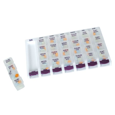 Apothecary Products REMINDER, PILL WEEKLY PUSH BUTTON (6/PK) - 67133