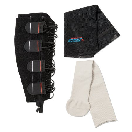 EXTREMIT-EASE - Compression Wrap with Liner Small Red / Black Leg - Amerx Health Care - E10141