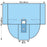 O & M Halyard Drape Laparoscopy/Pelviscopy Fenestrated 104X35X104" Sterile 14/Ca - 89222