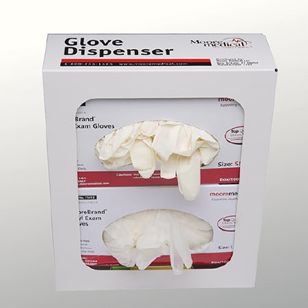 McKesson McKesson Glove Dispenser Wall Mount 2-Box White 12 X 10 X 4 Inch Steel - GHM2