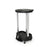 Rubbermaid Hamper Laundry/Linen Premium Black 22-2/10X2-4/10X37-9/10" 30Gal Steel/Rubber Ea - FG630000BLA