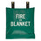 Junkin Safety Appliance Blanket/Bag Fire 62X84" Green Each - JSA-1003