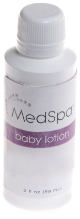 MedSpa - Baby Lotion 2 oz. Bottle Powder Scent Lotion CHG Compatible - MSC095007