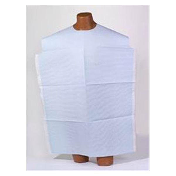 Tidi Products Bib Oral Surgery Everyday Oral Surgery 29 In X 42 In Blue Tissue / Poly 50/Case - 917493