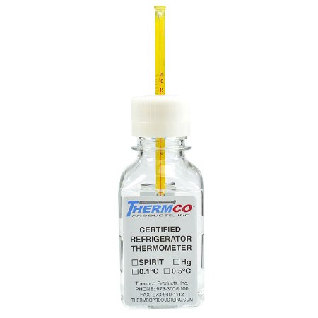 Thermco Accu-Safe - Liquid-in-Glass Thermometer Celsius -5° to 20°C Partial Immersion Door / Wall Mount Does Not Require Power - ACCBBS