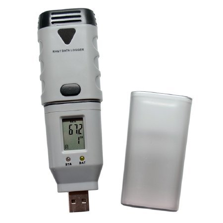 Thermco Products - Datalogging Thermometer / Hygrometer with Alarm Fahrenheit / Celsius -31° to +176°F (-35° to +80°C) Internal Sensor Wall Mount Battery Operated - HICSSN-22