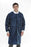 Valumax International Lab Coat Valumax Extra-Safe Navy Blue Medium Knee Length Limited Reuse - 3660NBM