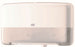 TorkSelect Elevation - Toilet Tissue Dispenser White Plastic Manual Double Roll Wall Mount - 5555200