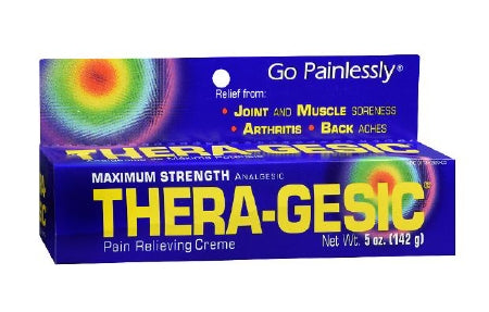 Mission Pharmacal Thera-Gesic Topical Pain Relief 1% - 15% Strength Menthol / Methyl Salicylate Cream 454 Gram - 32016