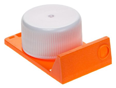 CryoSette - Frozen Tissue Storage Container Cryosette 11 X 24 X 38 mm Orange with White Cap Acetal / HDPE 2.5 mL Capacity - M956O