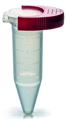 CapLock - Tube Clip Red For 5 mL Tubes with Snap Cap - T330-75CLR