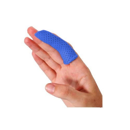 Rolyan Aquaplast-T Watercolors - Finger Splint Without Fastening Left or Right Hand Royal Blue - '550555