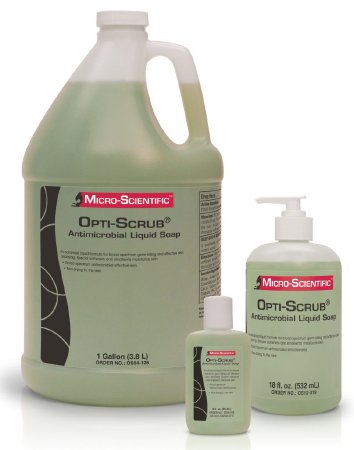 Opti-Scrub - Antimicrobial Soap Liquid 18 oz. Bottle Scented - OS12-018