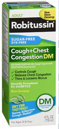Pfizer Robitussin Cold and Cough Relief 200 mg - 10 mg / 5 mL Strength Liquid 4 oz. - 31875912
