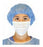 PremierPro - Surgical Mask Pleated Tie Closure One Size Fits Most White NonSterile ASTM Level 1 Adult - 2470