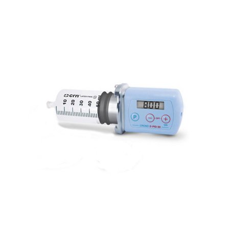 Crono S-PID 50 - Syringe Infusion Pump CR 123A 3V Lithium Battery NonWireless 50 mL Dedicated Syringe 5 to 50 mL at 1 mL Stages LCD - CRONO SPID50