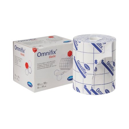 Omnifix Elastic - Dressing Retention Tape with Liner Skin Friendly Nonwoven 4 Inch X 11 Yard White NonSterile - 900603