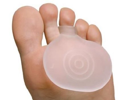 Pedifix Visco-GEL Ball-of-Foot Cushion Metatarsal Cushion Large Sizes 9 + Left Foot - P3004-LL