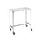 Pedigo Products. Table Instrument 36X20X34" 3 Rubber, 2 Bl Brng Cstr F/ Slnt Mblt Ea - SG-89-SS