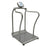 Health O Meter - Floor Scale with Handrail Digital LCD Display 454 kg Capacity Gray AC Adapter / Battery Operated - 2101KG-BT