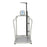Health O Meter - Floor Scale with Handrail Digital LCD Display 454 kg Capacity Gray AC Adapter / Battery Operated - 2101KGHR-BT
