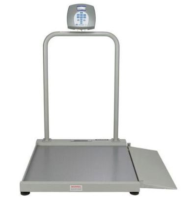 Health O Meter Health O Meter Wheelchair Ramp Scale Digital LCD Display 454 kg Gray AC Adapter / Battery Operated - 2650KG