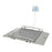 Health O Meter - Wheelchair Scale Digital LCD Display 454 kg Capacity Gray AC Adapter / Battery Operated - 2650KG-BT