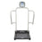 Health O Meter - Floor Scale with Handrail Digital LCD Display 1000 lbs. / 454 kg Capacity Gray AC Adapter / Battery Operated - 1100KL-BT