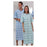 Fashion Seal Gown Patient Polyester / Cotton Sheeting 1Sz 51" Unsx Blu Flgr Ang Bck Adlt Ea - 719-NS