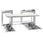 STOW-A-WEIGH - Bed Scale Digital Display 1000 lbs. / 474 kg Capacity Chrome AC Adapter / Battery Operated - 6202D-KX-B