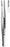 Fine Surgical - Dressing Forceps 5 Inch Length Floor Grade Stainless Steel NonLocking Thumb Handle Straight Serrated Tips - 17-317