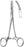 Fine Surgical - Hemostatic Forceps Kelly 5-1/2 Inch Length Floor Grade Stainless Steel NonSterile Ratchet Lock Finger Ring Handle Curved Serrated Tips - 12-189