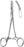 Fine Surgical - Hemostatic Forceps Kelly 5-1/2 Inch Length Mid Grade Stainless Steel Ratchet Lock Finger Ring Handle Curved Serrated Tips - GS-20-568