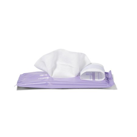 ReadyBath Fresh - Rinse-Free Bath Wipe Soft Pack Water / Aloe / Ethyl Alcohol Unscented 8 Count - Medline - MSC095309