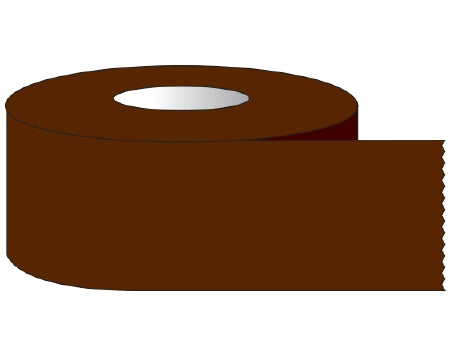Shamrock - Blank Label Tape Multipurpose Label Brown Tape 1/2 X 500 Inch - ST-12-23