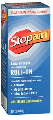 Emerson Healthcare Stopain Extra Strength Topical Pain Relief 8% Strength Menthol Solution 3 oz. - 72490963303