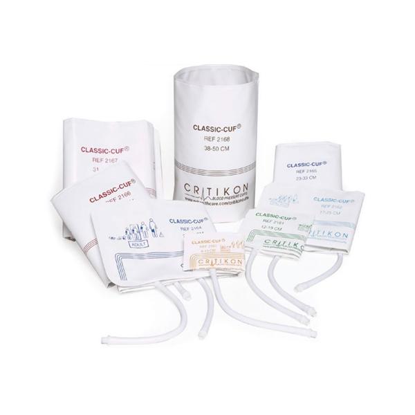 GE Medical Systems Cuff Blood Pressure Critikon Classic-Cuf 12-19Cm Child Arm White/Green 20/Bx - 2613