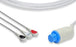 Datex - Direct Connect ECG Cable 3 Foot 3 Lead Snap For use with ECG Electrodes - AM-C2395S0