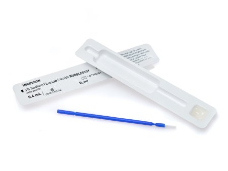 McKesson McKesson Fluoride Varnish 0.4 mL X 35 per Box Bubblegum Flavor - 184-FV35
