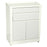 6120 Model - Modular Treatment Cabinet Floor Standing Steel 2 Drawers 1 Shelf Keyed Locks - 6120