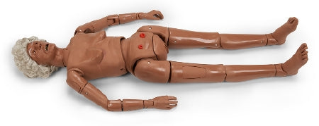 Nasco Life/Form Advanced GERi Auscultation Manikin Interchangeable Geriatric Full Body 28 lbs. - LF04119