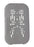 Central Solutions PLATE, WALL F/ 53-1000 53-200053-FOAM 53-FOAM AUTO - BOT63449
